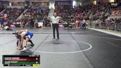 84 lbs Cons. Round 2 - Austin Weimer, Frontenac Youth Wrestling Club vs Kacen Bailey, Norton