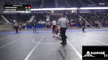 85 lbs Cons. Round 2 - Lucas Natalini, Columbus vs Isaac Steiner, Hoisington WC