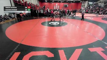 190 lbs Cons. Round 6 - Simon Schulte, EDWARDVILLE (HS) vs Colton Zvonar, Frankfort (LINCOLN-WAY EAST)