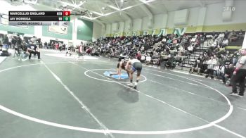 140 lbs Cons. Round 3 - Marcellus England, Mount Miguel vs Jay Noriega, West Hills