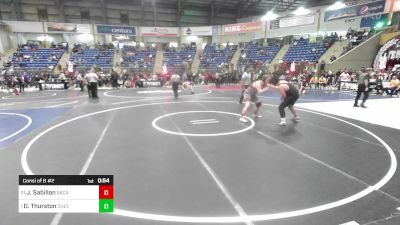 200 lbs Consi Of 8 #2 - Jeffer Sabillon, Baca County vs Dalton Thurston, Cheyenne Mountain