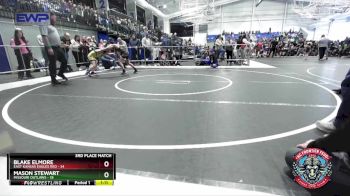 84 lbs Placement (4 Team) - Mason Stewart, Missouri Outlaws vs Blake Elmore, East Kansas Eagles Red