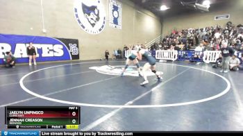 143 lbs Quarterfinal - Jennah Creason, Redwood vs Jaelyn Unpingco, Clovis East