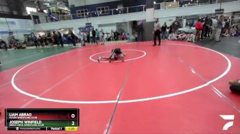 106 lbs Champ. Round 1 - Liam Abrao, Plaza Wrestling Club vs Joseph Winfield, Great Neck Wrestling Club