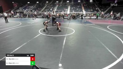 62 lbs Rr Rnd 3 - Hutch Nordin, Ravage WC vs Karsen Merritt, Wray WC