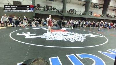 157 lbs Champ. Rd Of 64 - Darrin Nielsen, Whatcom Wrestling Academy vs Warren Cook, Peninsula Wrestling