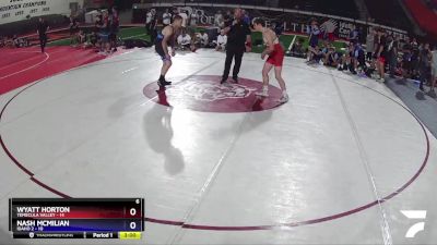 155 lbs Quarters & Wb (16 Team) - Wyatt Horton, Temecula Valley vs Nash McMilian, Idaho 2