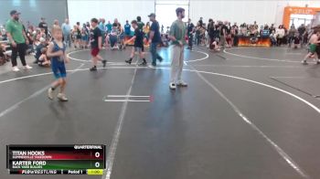 55 lbs Quarterfinal - Titan Hooks, Summerville Takedown vs Karter Ford, Back Yard Bullies