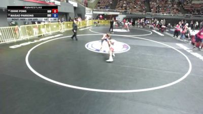 106 lbs Champ. Rd Of 16 - Eddie Fong, Rough House Wrestling vs Masao Parsons, Reign Wrestling Club