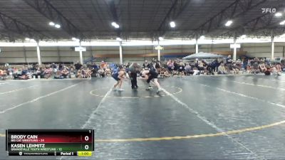 92 lbs Semis & 1st Wrestleback (8 Team) - Brody Cain, Big Cat Wrestling vs Kasen Lehmitz, Grangeville Youth Wrestling