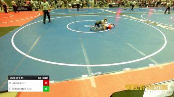 52 lbs Consi Of 8 #1 - Brady Jacobs, Michigan West vs Everett Brewington, Black Fox Academy