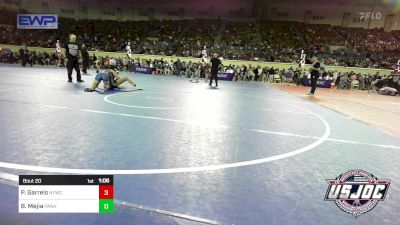 110 lbs Round Of 32 - Presley Garrels, Newcastle Youth Wrestling vs Brilynn Mejia, Panhandle RTC