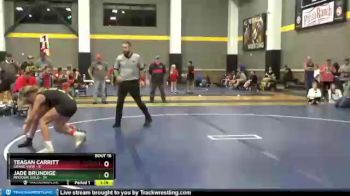 100 lbs Round 3 (12 Team) - Jade Brundige, Missouri Gold vs Teagan Carritt, Grand View