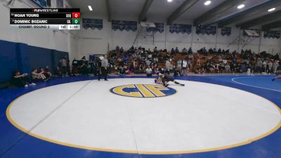 148 lbs Champ. Round 2 - Dominic Bozanic, Gilroy vs Noah Young, Sobrato