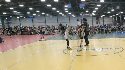 52 lbs Round 4 - 2:15pm Saturday - Kade Jefferson, Ranger Wrestling Club vs Jordan Simone, All I See Is Gold