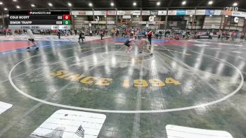 100 lbs Cons. Semi - Cole Scott, Custer vs Simon Trapp, Valley City Express Wrestling