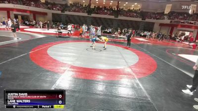 100 lbs Cons. Semi - Lane Walters, Oklahoma vs Justin Davis, Roughneck Wrestling Club Of South Tulsa