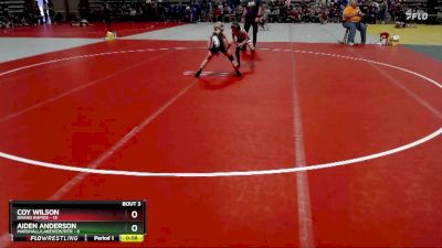 70 lbs Quarterfinals (8 Team) - Coy Wilson, Grand Rapids vs Aiden Anderson, Marshall/Lakeview/RTR