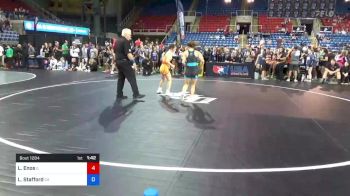 94 lbs Cons 8 #2 - Lily Enos, Illinois vs Lyla Stafford, California