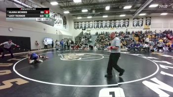 115 lbs 1st Place Match - Alaina McNees, H.E.M. vs Lucy Ticknor, Glenrock