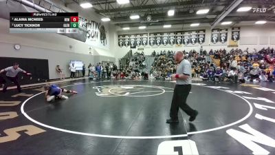 115 lbs 1st Place Match - Alaina McNees, H.E.M. vs Lucy Ticknor, Glenrock