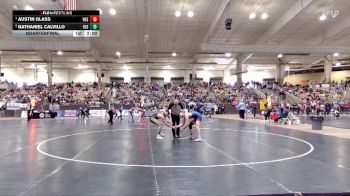A 150 lbs Quarterfinal - Nathaniel Calvillo, Fairview High School vs Austin Glass, Volunteer High School