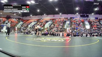 165 lbs Quarterfinals (8 Team) - Kyle Jelinek, Davison HS vs Braylenn Aulbach, Rockford HS