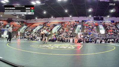 165 lbs Quarterfinals (8 Team) - Kyle Jelinek, Davison HS vs Braylenn Aulbach, Rockford HS