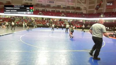 185 lbs Semifinal - Emry Woods, Eagle vs Priscilla Garcia, Kuna