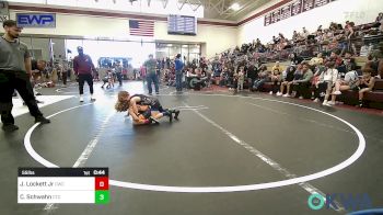 55 lbs Semifinal - Jasper Lockett Jr, Cowboy Wrestling Club vs Christian Schwahn, Chandler Takedown Club