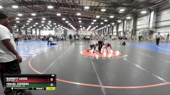 68 lbs Rd# 6- 9:00am Saturday Final Pool - Miguel Sanders, Maryland BLACK vs Barrett Legge, Mile High