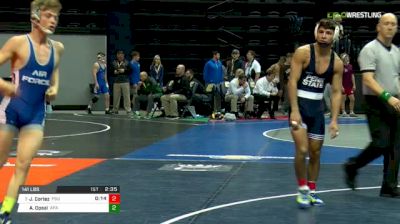 141 lbs Round of 32 - Jered Cortez, Penn State vs Alec Opsal, Air Force