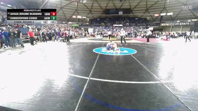 Boys 3A 144 lbs Cons. Round 5 - Christopher Cosio, Lakes vs Javian Jerome Blessing, Lincoln (Tacoma)