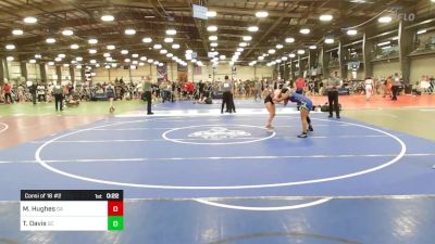 126 lbs Consi Of 16 #2 - Milly Hughes, GA vs Trinity Davis, SC