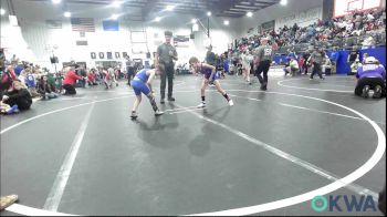 64 lbs Quarterfinal - Asher Stewart, Smith Wrestling Academy vs Tyler Thomas, Choctaw Ironman