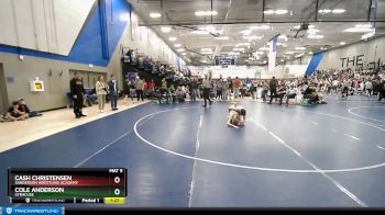 92 lbs Cons. Round 4 - Cash Christensen, Sanderson Wrestling Academy vs Cole Anderson, Syracuse