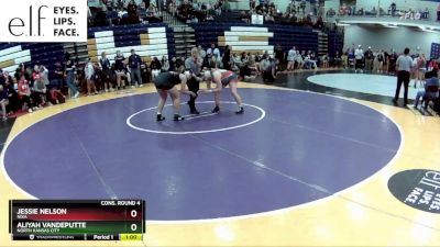 190 lbs. Cons. Round 4 - Jessie Nelson, Nixa vs Aliyah Vandeputte, North Kansas City