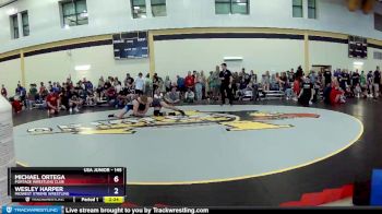 145 lbs Champ. Round 2 - Michael Ortega, Portage Wrestling Club vs Wesley Harper, Midwest Xtreme Wrestling