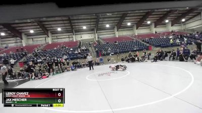 117 lbs Semis & Wb (16 Team) - LEROY CHAVEZ, West Coast Riders vs Jax Mescher, Idaho 1