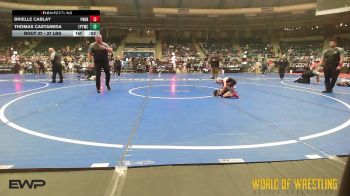 37 lbs Final - Brielle Cablay, Pounders WC vs Thomas Castaneda, El Paso Texas Wrestling Club