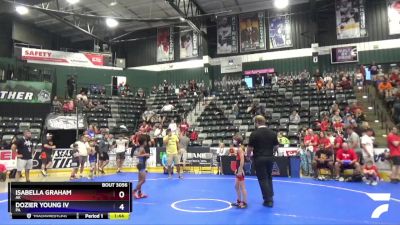 63 lbs Quarterfinal - Isabella Graham, AK vs Dozier Young Iv, PA