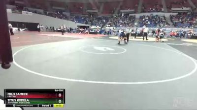 6A-138 lbs Cons. Round 2 - Titus Rodela, Jefferson (Portland) vs Milo Sameck, Lincoln