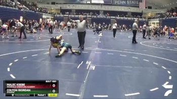 85 lbs 1st Place Match - Colton Riordan, Dynamic vs Malec Ksebe, McDonald Wrestling Academy