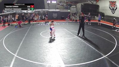 39-44 lbs Champ. Round 3 - Raxtin Turner, Utah vs Brantley Fresquez, Idaho