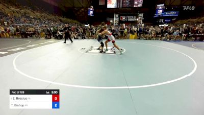 138 lbs Rnd Of 128 - Elijah Brosius, PA vs Trevor Bishop, NY