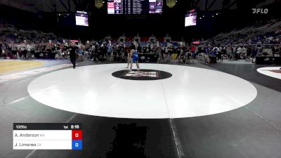 132 lbs Rnd Of 128 - Abram Anderson, MN vs Jose Limones, CA