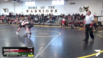 JV-18 lbs Round 1 - Elijah Cerwinske, Nashua-Plainfield vs Jarrin Robinson, New Hampton/Turkey Valley