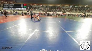 143 lbs Consi Of 32 #2 - Aurora Midkiff, Yukon MS Girls vs Selene Garcia, Ponca City LadyCat Wrestling