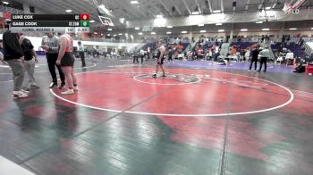 285 lbs Cons. Round 5 - Gage Cook, St. Thomas University vs Luke Cox, Georgetown (KY)