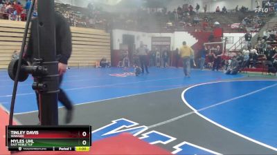 45 lbs Quarterfinal - Myles Uhl, East Noble TUF vs Tinley Davis, Wawasee